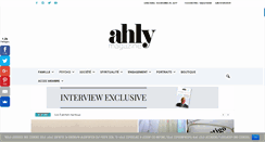 Desktop Screenshot of ahlymagazine.com